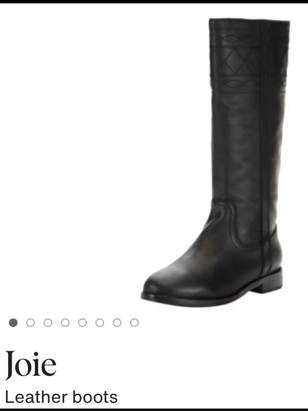 Joie Valley Stitched Leather Riding Boots